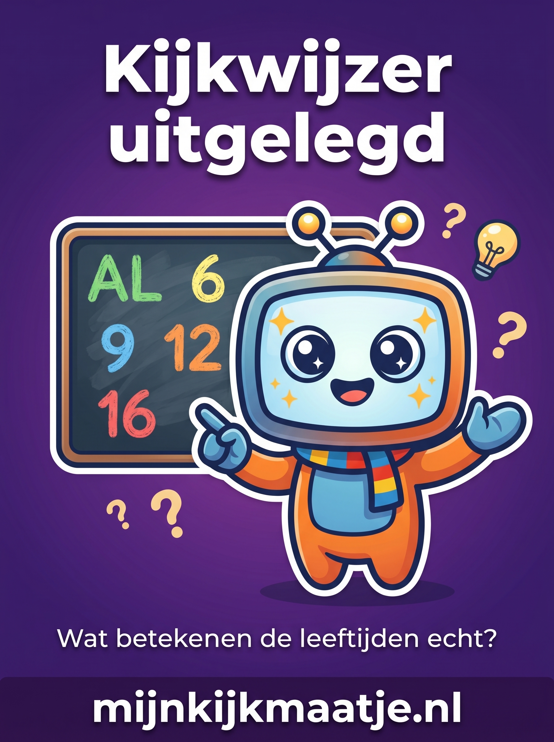 Kijkwijzer uitgelegd: wat betekenen de leeftijden echt?