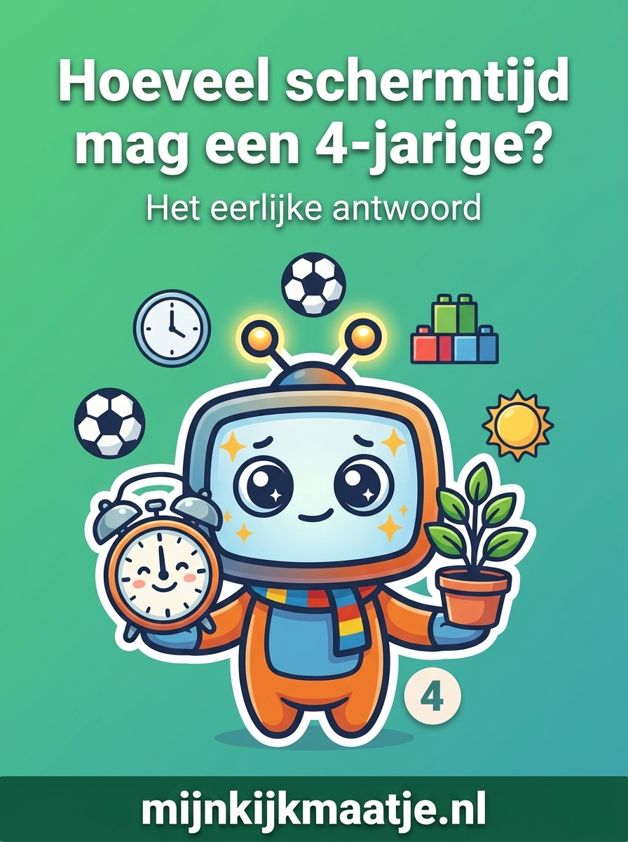 Hoeveel schermtijd mag een 4-jarige? Het eerlijke antwoord
