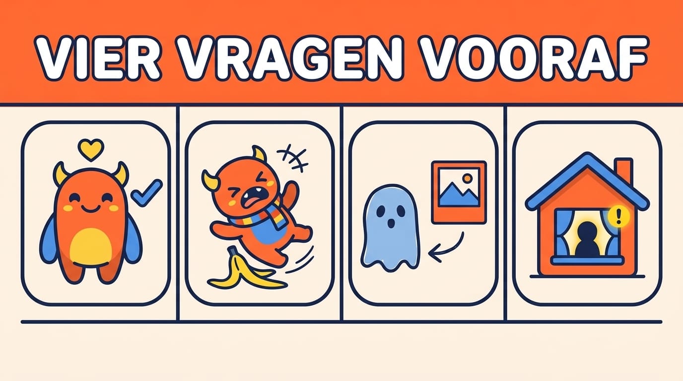 Illustratie: vier vragen die bepalen of een griezelfilm past bij je kind