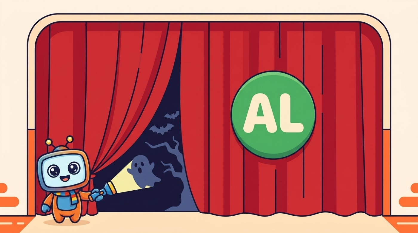 Illustratie: achter een 'Alle Leeftijden'-label kan tóch een spannende scène schuilgaan